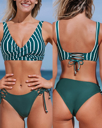 Chelsea® | Bikini met gespleten bandjes