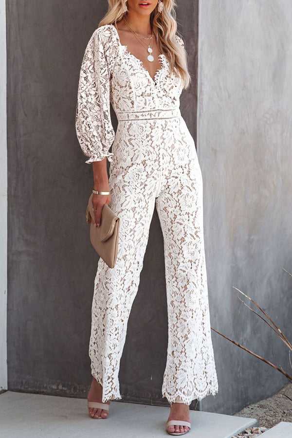 Diamant Eenvoudige en stijlvolle algemene jumpsuit