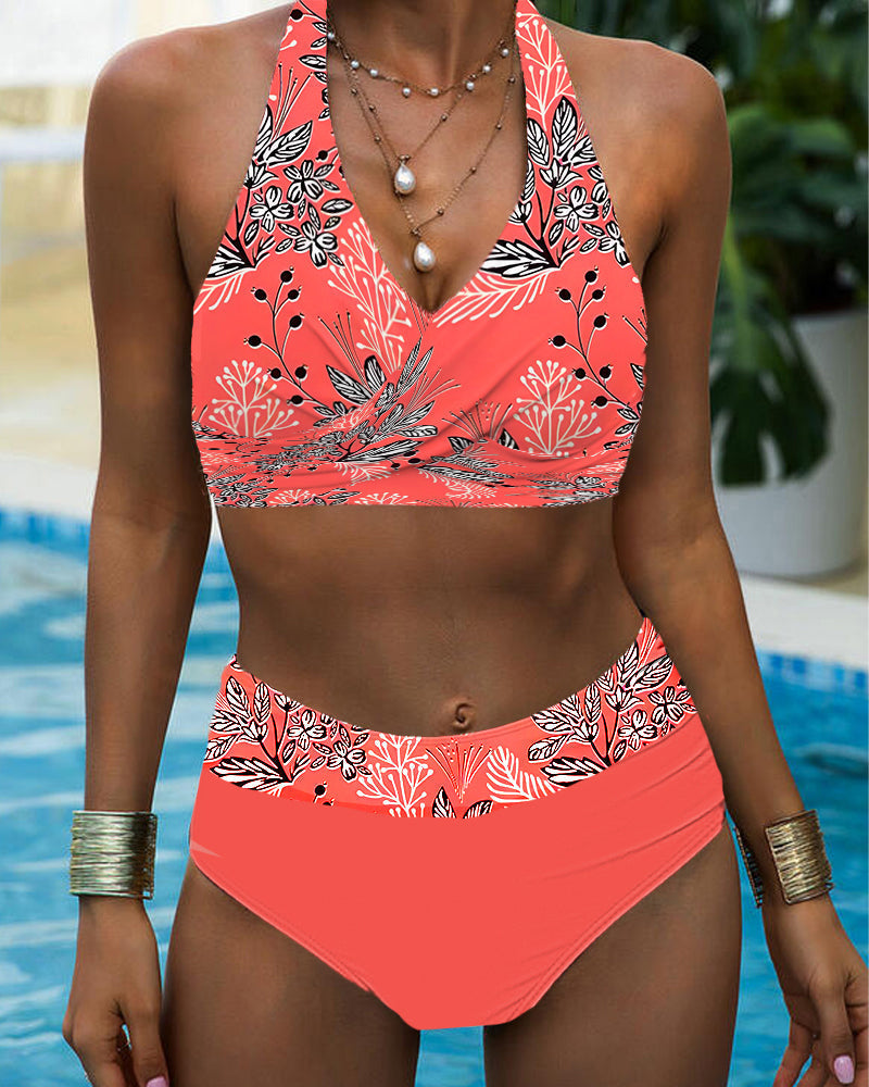 Althea® | Bikiniset met halternekprint