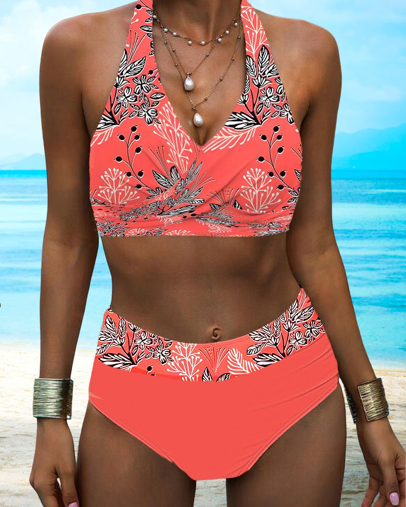 Althea® | Bikiniset met halternekprint