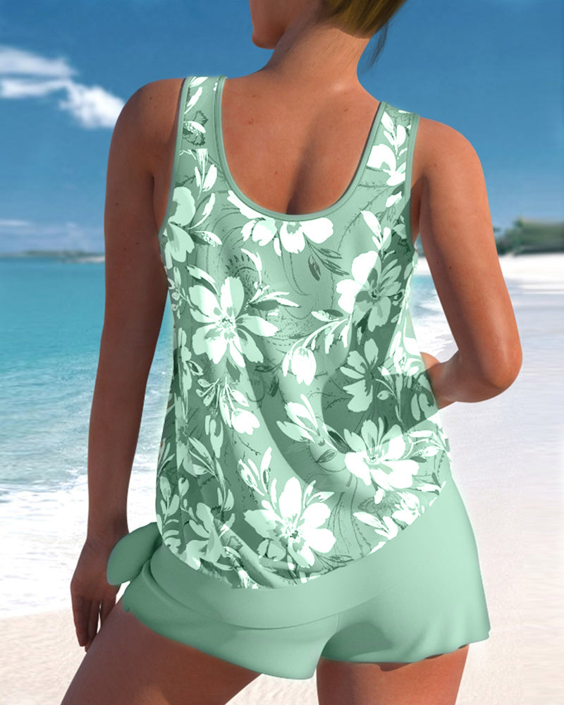 Kandra® | Tankini in casual stijl en print