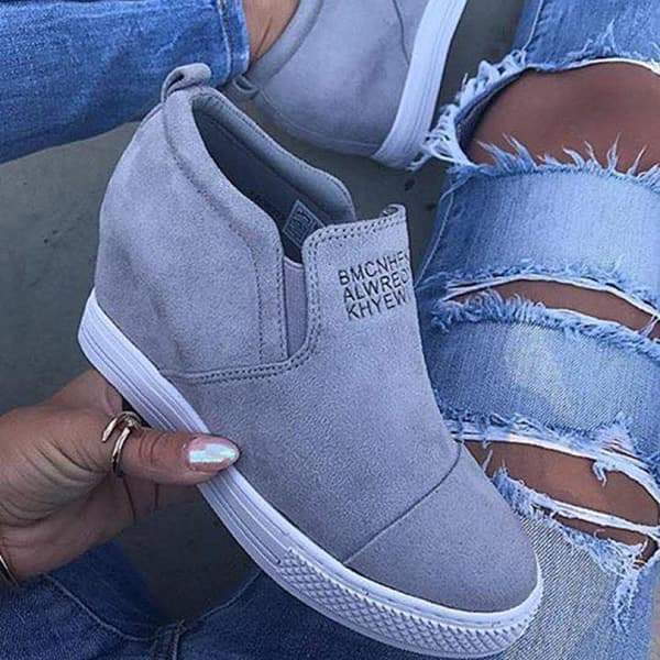 Rodress-letter-slip-on-wedge-sneakers