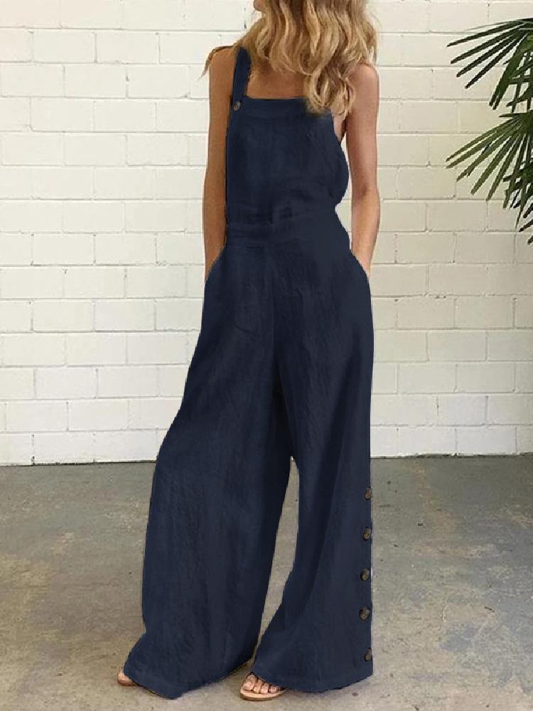 Sarah® | Stijlvolle jumpsuit voor dames met steekzakken - Perfect voor dagelijks gebruik