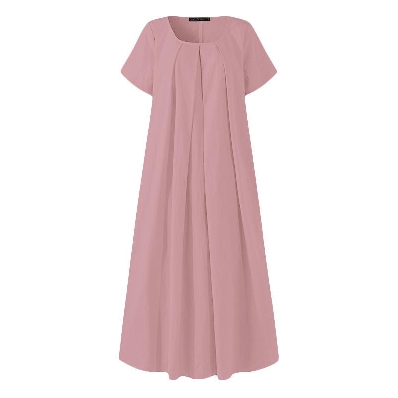 Abegail® | Casual Maxi Dress met vierkante hals