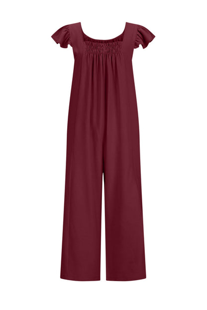 Ruby® Jumpsuits met Zakken met Ruches Mouwen