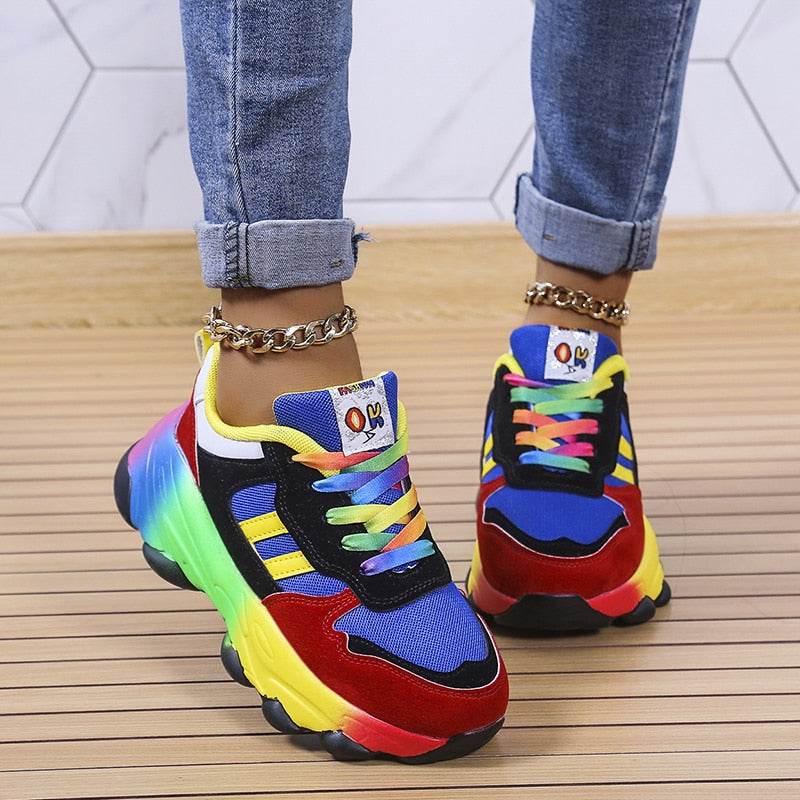 Shoein® | Regenboog sneakers