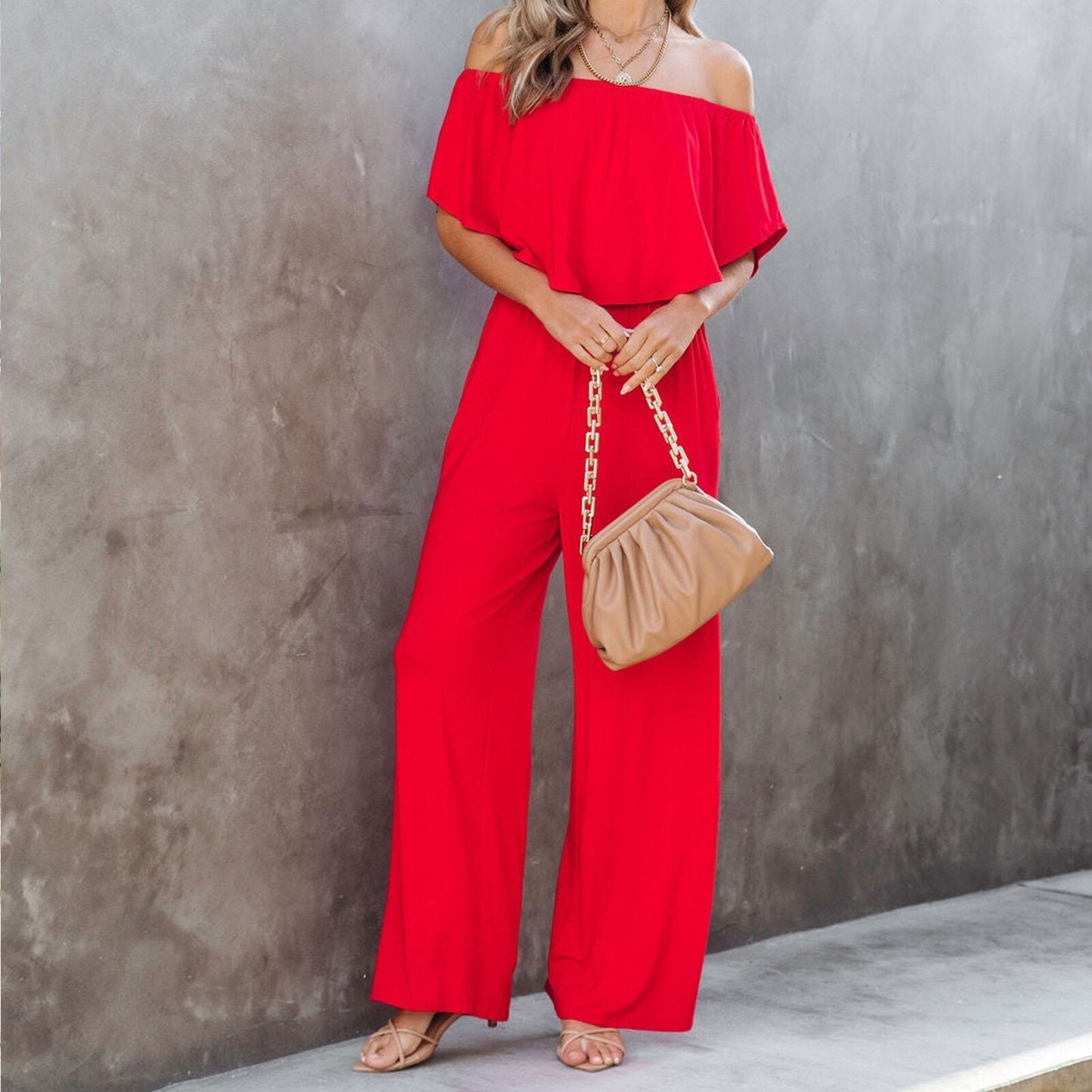 Ilene® Getailleerde en elegante algemene jumpsuit