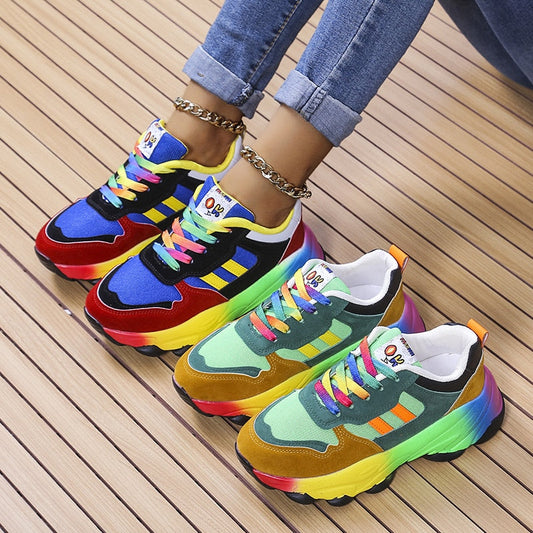 Shoein® | Regenboog sneakers