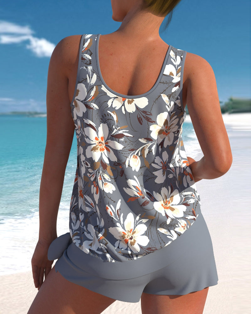 Kandra® | Tankini in casual stijl en print