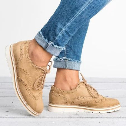 Lucille® | Veterschoenen Geperforeerde Oxfords Schoenen Grote Casual Schoenen