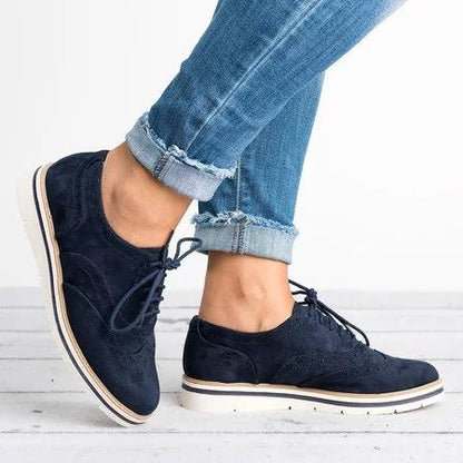 Lucille® | Veterschoenen Geperforeerde Oxfords Schoenen Grote Casual Schoenen