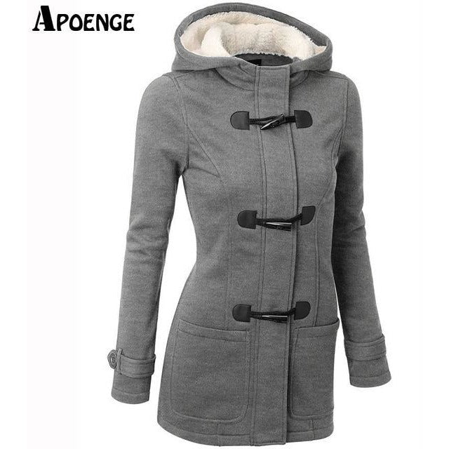 APOENGE Brand 2017 Arrival Hooded Overcoat - The Hoodie Store