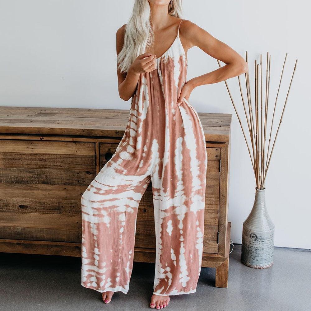 TIANNA TIE-DYE JUMPSUIT - B ANN'S BOUTIQUE, LLC